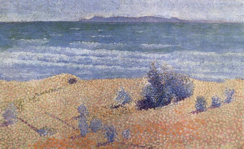 Henri Edmond Cross Beach on the Mediterranean Germany oil painting art